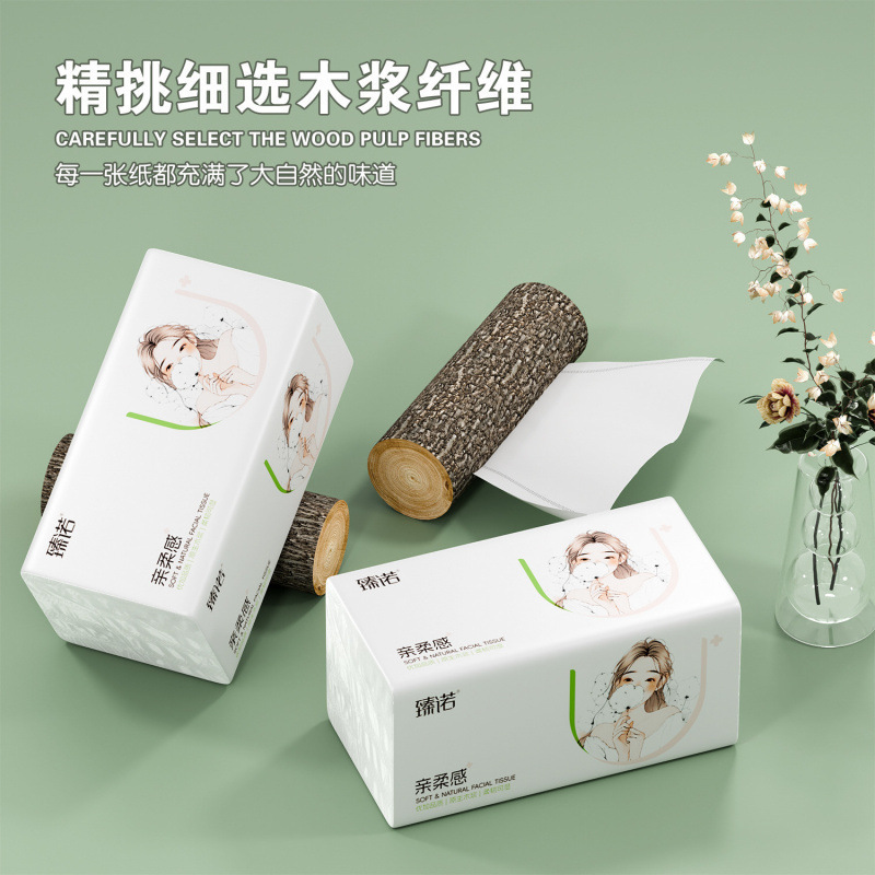 ZhangDabao dibujo de papel doméstico gran cantidad de servillas de papel grueso dibujo de papel toallas de papel caja grande lotes comerciales de catering