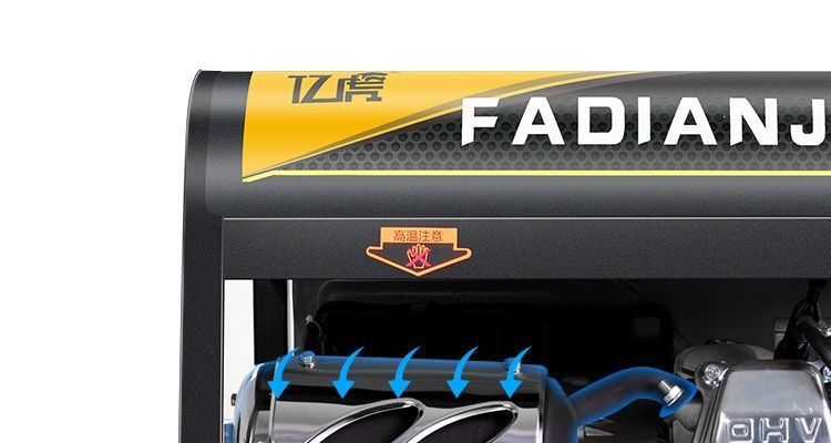 Inverter Gasoline Generator 220V for Home and Outdoor Use, Small, Silent, Portable, 3/5/8Kw, Ten Kilowatts, Three-Phase, 380 Volts