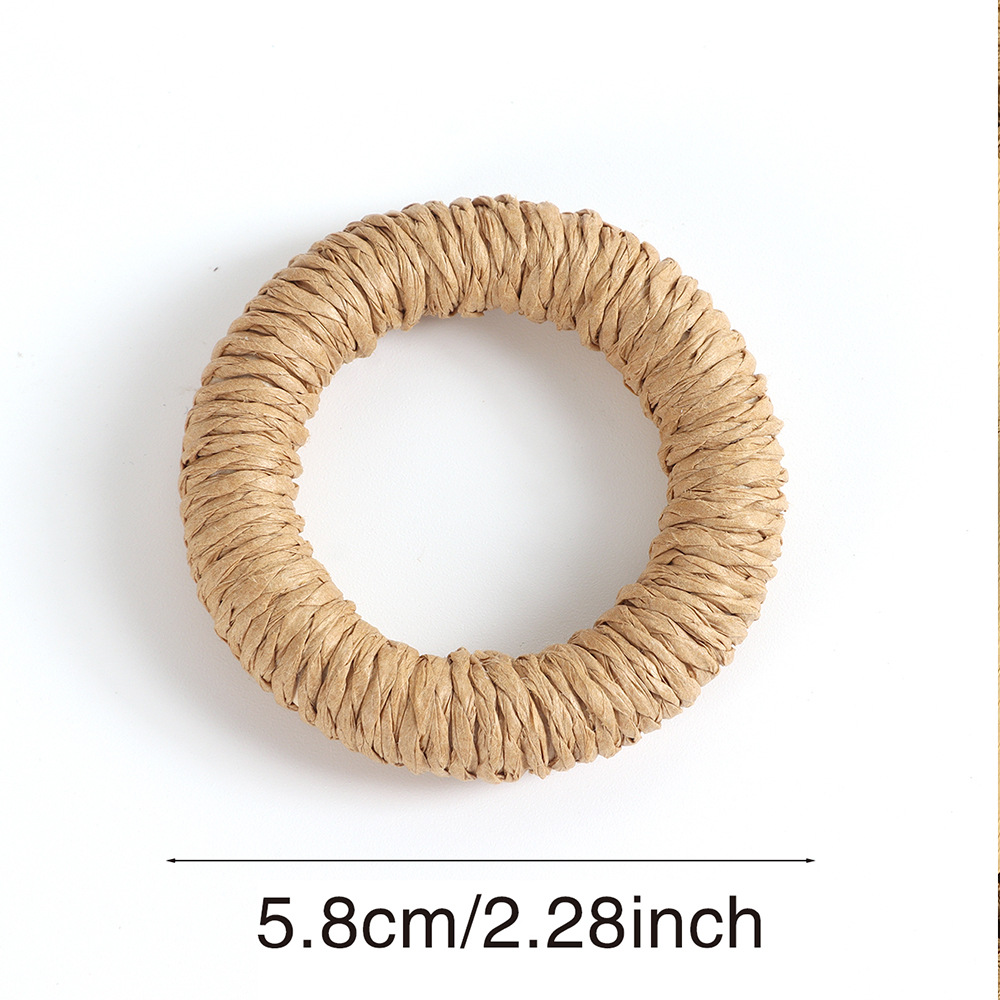 손으로 짠 냅킨 반지