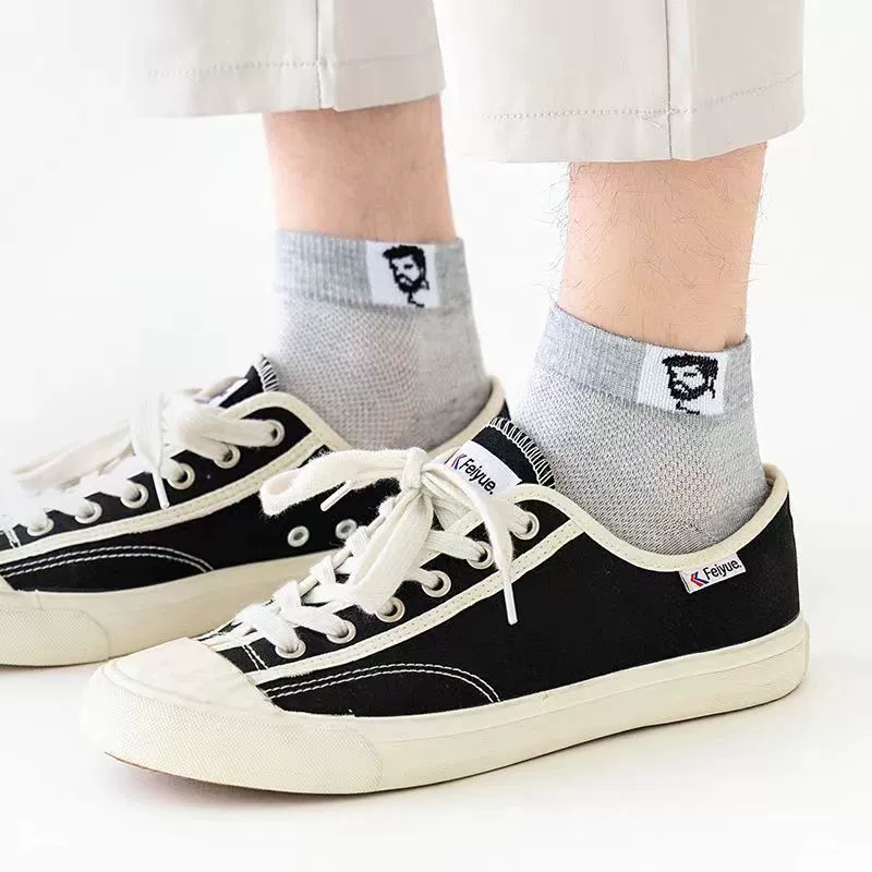 Summer thin low invisible knee socks low-cut, absorbs sweat and smell