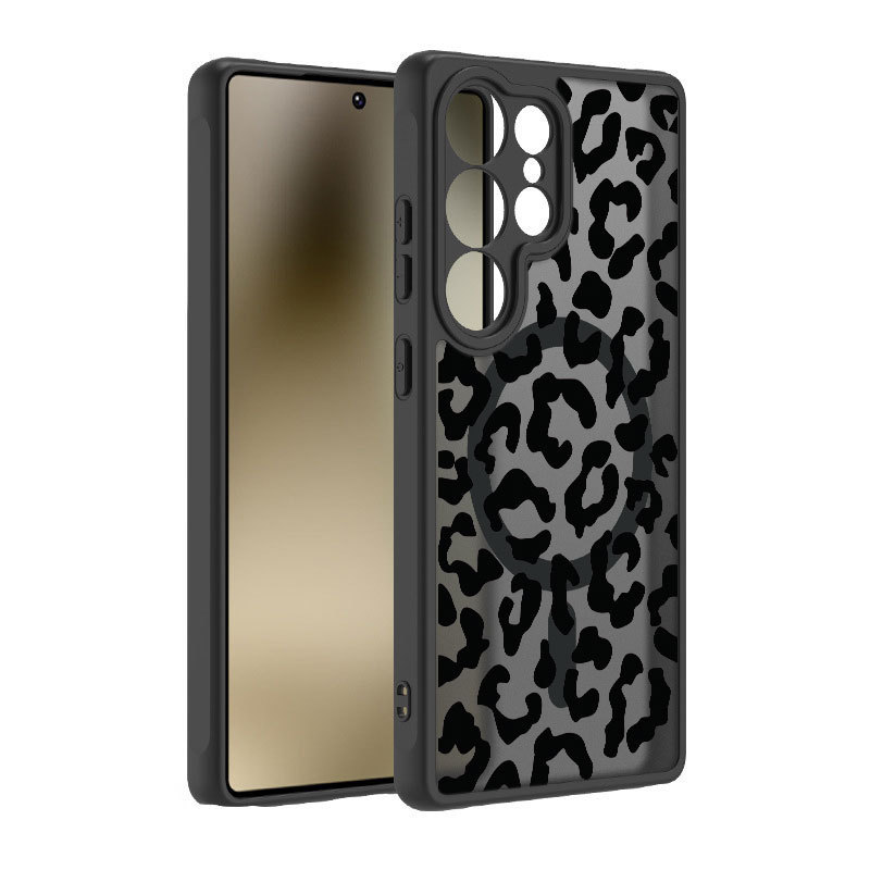 Suitable for Samsung S26Ultra Leopard Print Phone Case A17 Cross-Border Magnetic A56 Two-In-One S25 Anti-Fall Protective Case Suitable for Samsung S26Ultra Leopard Print Phone Case A17 Cross-Border Magnetic A56 Two-In-One S25 Anti-Fall Protective Case