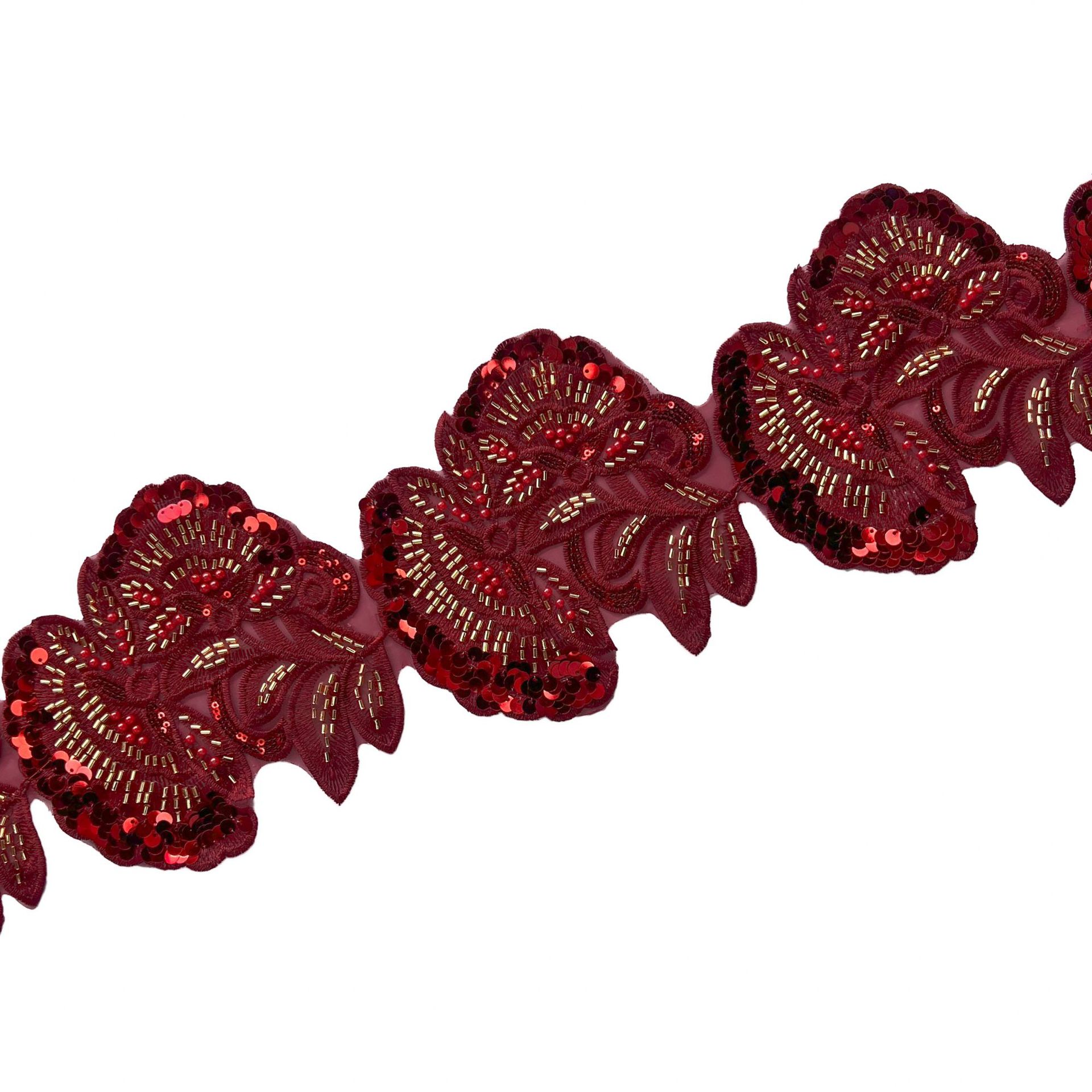 Hermosas pañuelas multicolores bordadas de encaje decoración de tela calcomanías de estilo nacional vestido vestido pantalones pie decoración pegatinas image 12