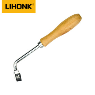 PVC plastic floor leather manual slotting knife sports floor glue construction joint slotting tool wooden handle slotting device