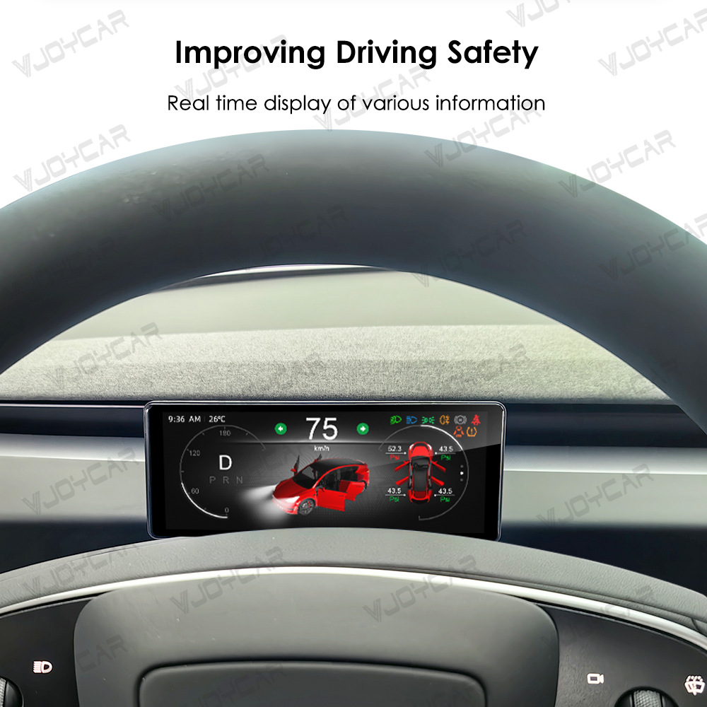 Suitable for Tesla Huanxin 3 Smart Ips Dashboard Reversing Image Supports Carplay High-Definition Display