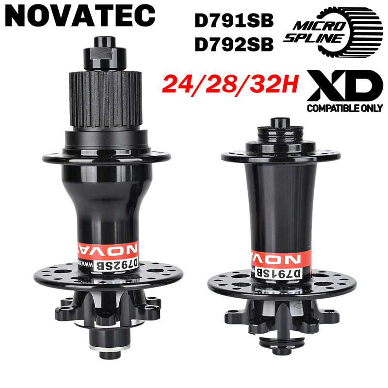 Novatec Jiuyu D791/792 hub Road Mountain Bike Hub 24/28/32 hole micro-turn spline MS version