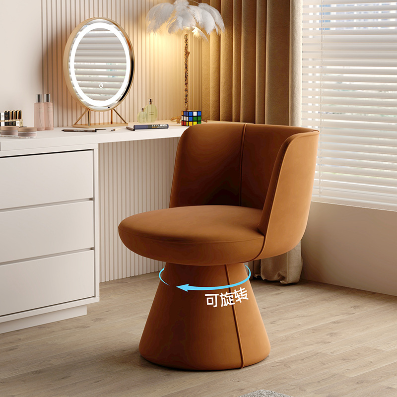 [회전 가능] 단일 의자 (오렌지)