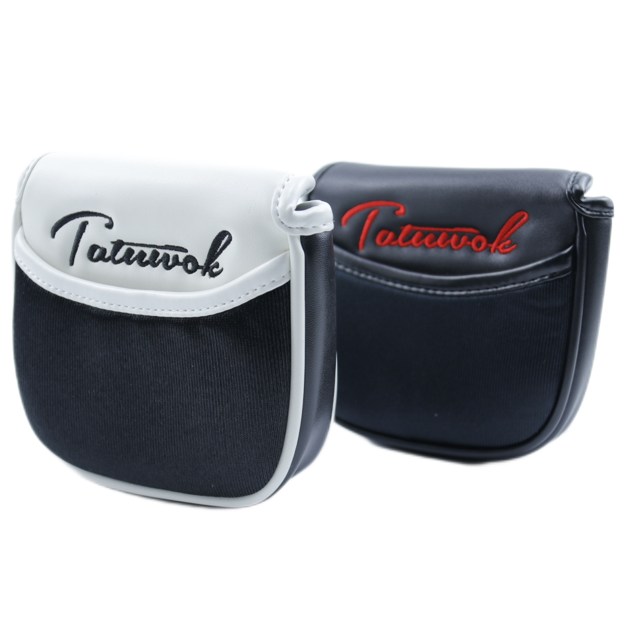 골프 클럽 세트 골프 용품 액세서리 골프 클럽 퍼터 캡 세트 스퀘어 블랙 화이트 싱글