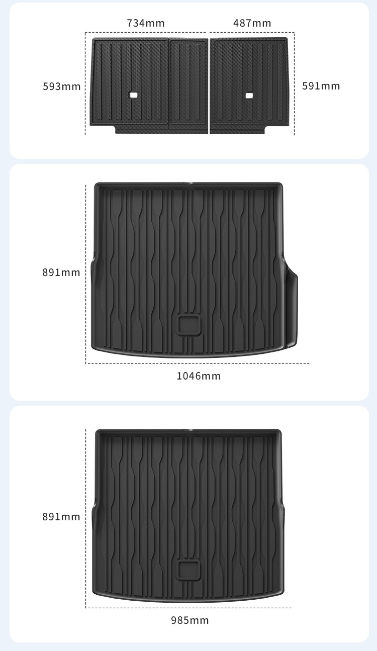 Suitable for 21 Byd Song Plus Fully Environmentally Friendly Car Floor Mats Tpe Floor Mats Special Car Trunk Mats