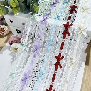 3.5cm Eyelash Lace Ribbon Bow Lace Clothing Baby Clothes Decorative Material Yarn Handmade DIY