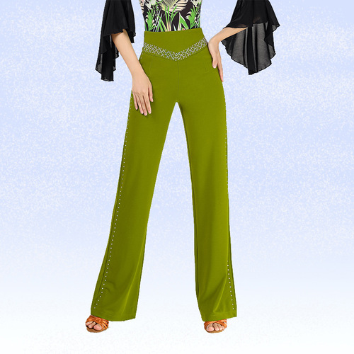 Square dance clothing new pants Latin dance ladies jitterbug sailor dance dance pants dancing hot diamond trousers