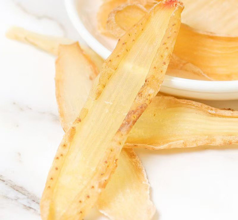 Dried Gastrodia Slices Tian Ma 50g Jar Chinese Herbal Tea and Decoction Ingredient quality and texture