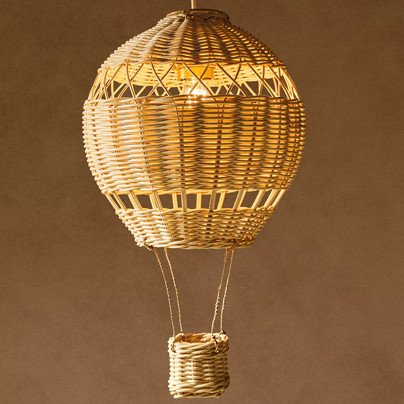 Arte moderno de vidina tejido artesanal creativo bar restaurante candela decoración residencial globos de aire caliente niños escuela lámpara de aula