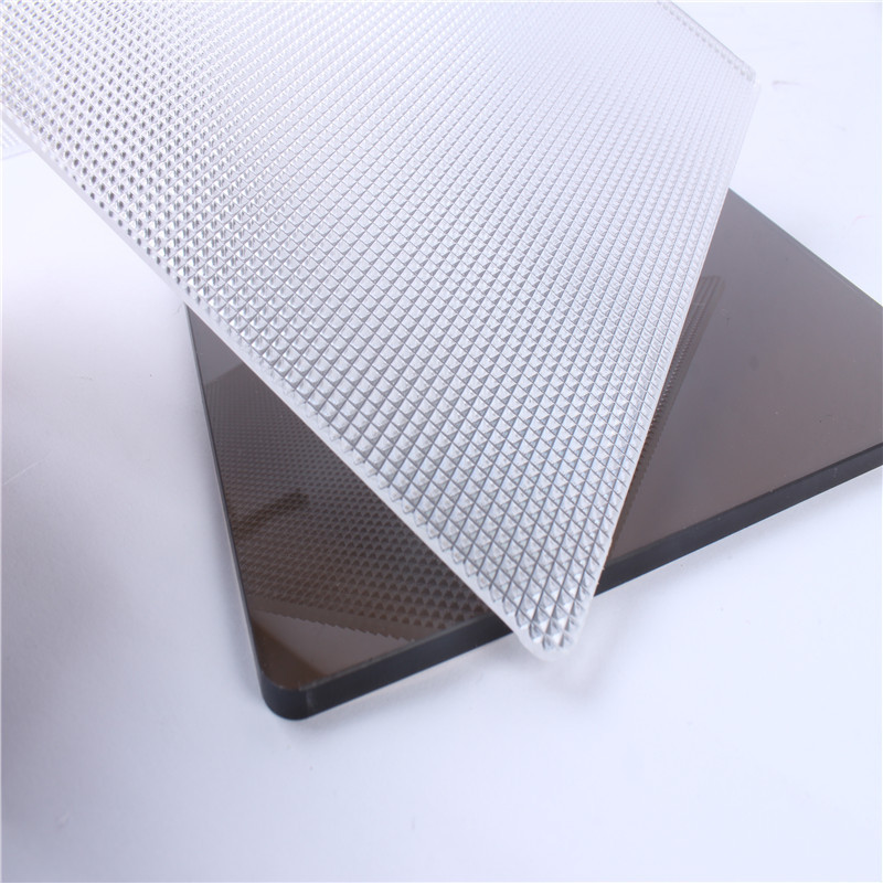 pc棱镜板菱形 厂家棱晶板LED灯箱专用乳白色pc光扩散板