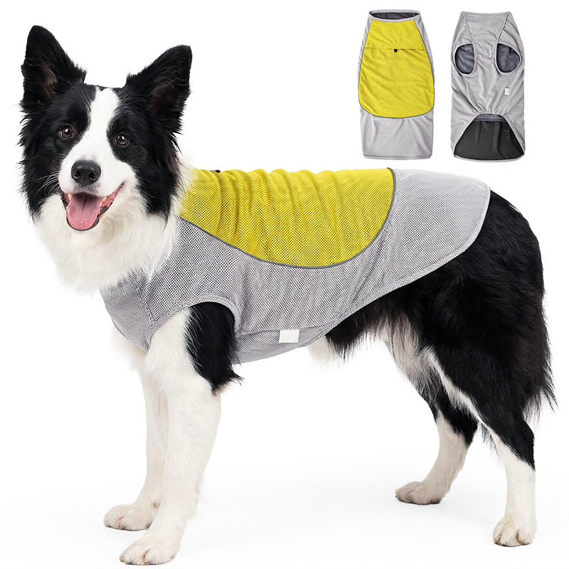 Cross-border Summer Cool Clothing Small And Medium-sized Dogs, Pocket Style, Breathable, Can Hold Ice Packs For Cooling,_voghion.com