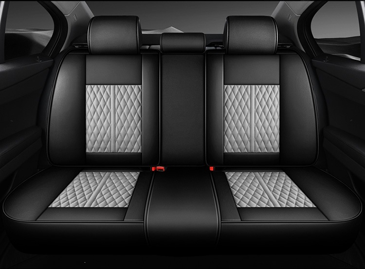 New Nappa Leather Fixed Lumbar Support Three-Dimensional Car Seat Cover, Universal for All Seasons, Car Seat Cushion Exclusively Available on Amazon