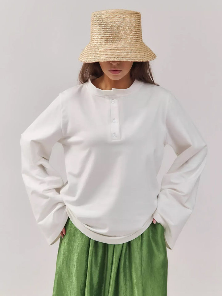 Quần ống rộng nữ lưng thun dáng suông dài phong cách thanh lịch — Màu be, Xanh lá cây, màu vàng, màu đen chi tiết 30
