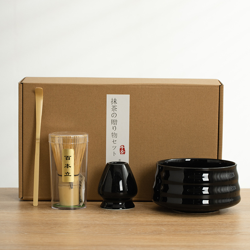 Té especial transfronterizo, cepillo de matcha, té de Baibenli, combinación de té, juego de té de matcha japonés, caja de regalo