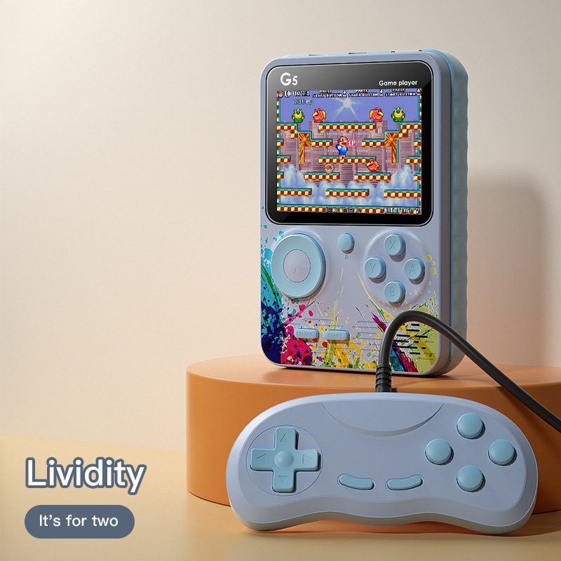 Consola de Juegos Portátil Retro G5 500 en 1 con Salida AV para Niños image 13