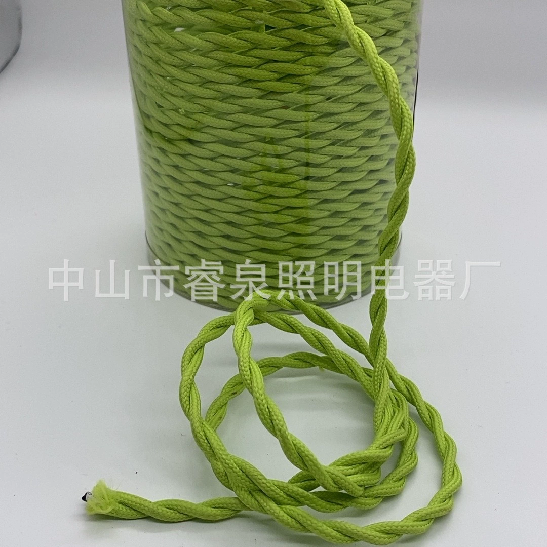 Woven lights, ceiling lamp, retro power cable, wholesale, handmade