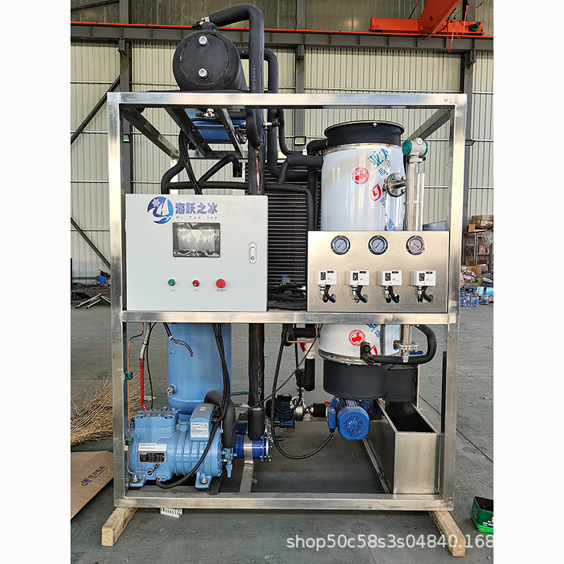Cold storage tube ice machine hotel restaurant food ice machine manufacturers supply tube ice machine industrial ice machine