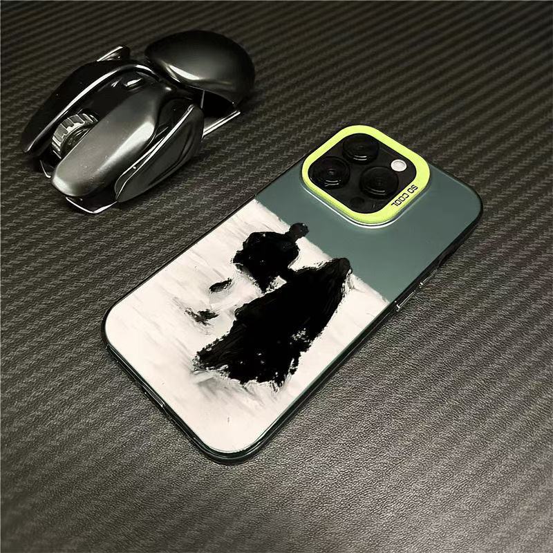 Nuevo estilo de nieve mano a mano para iPhone 16 funda para teléfono móvil Apple 15promax/14 Europa y América 13pro12 romance