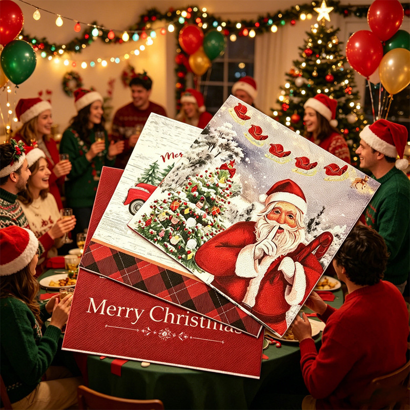 2026 New Santa Claus Disposable Printed Napkins Cross-Border Christmas Party Table Decoration Napkins 2026 New Santa Claus Disposable Printed Napkins Cross-Border Christmas Party Table Decoration Napkins
