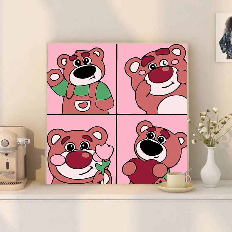 ズートピア diy デジタル油絵手描き着色ジュディニック周辺アクリル油絵メーカー卸売|undefined