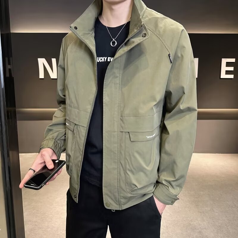 2026 春夏の新ファッションカジュアルジャケットアウトドアスポーツ防風防水多用途作業服ジャケット男性と女性のため|undefined