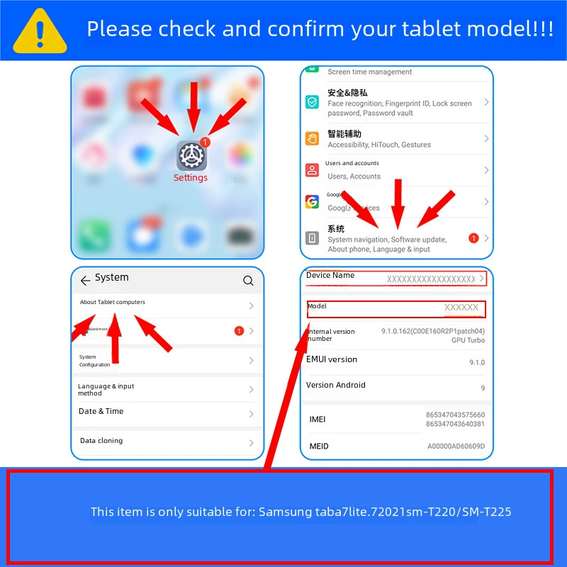 Сумка-защита из кожи для Samsung TAB A7 Lite 8.7 SM-T220/T225 планшета, чехол-оболочка Castle
