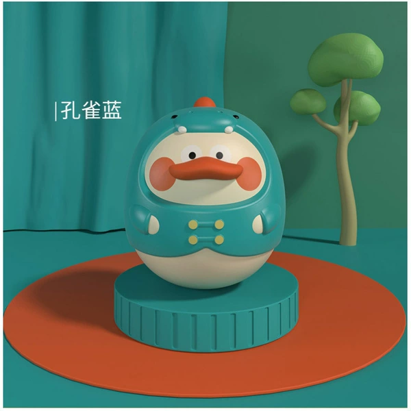 Dinosaur, roly-poly doll, duck