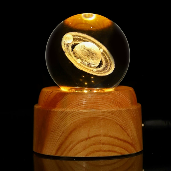 Rotating the night lamp-planet