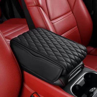 Armrest box pad | Box Pad Heightening Pad - small-bingdoudou-black-upgraded-style-with-pocket