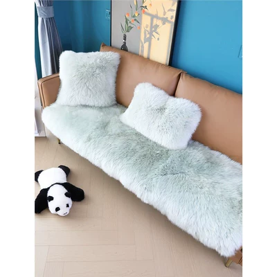 One-Piece Cushion Leather Sofa Seat — Wool pad