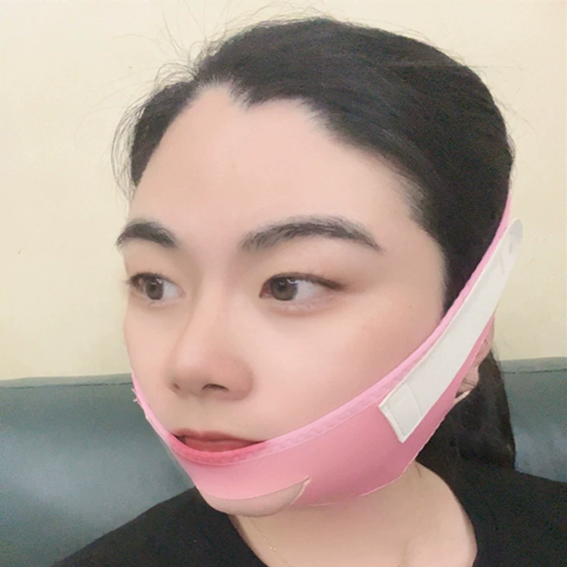 Тонкая повязка для лица маленький V для лица физический микро пластик Вспомогательный со спящим лицом V ремешок для лица маска повязка плотный лифтинг