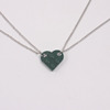 Necklace for beloved hip-hop style, detachable constructor heart shaped, pendant, European style, wholesale