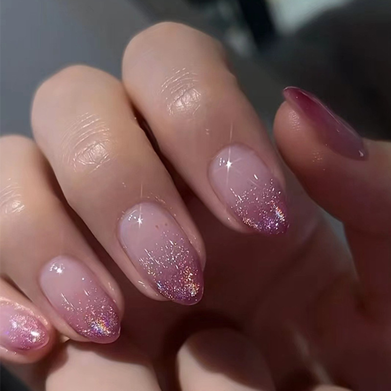 French Simple Purple Gradient Nail Art Wear Nail Nail Nail Nail Nail Nail Nail Nail Nail Nail Nail Nail Nail Nail