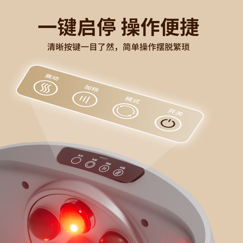 Cross-border Household Electric Abdominal Massager Hot Compress Waist and Belly Rubbing Abdominal Massager