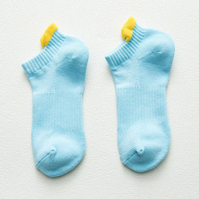 No How Ock Women's Ankle Socks Women's Low Cut Socks Cute Short Cotton Outdoor Sports Boat Non-Slip Invisible Casual