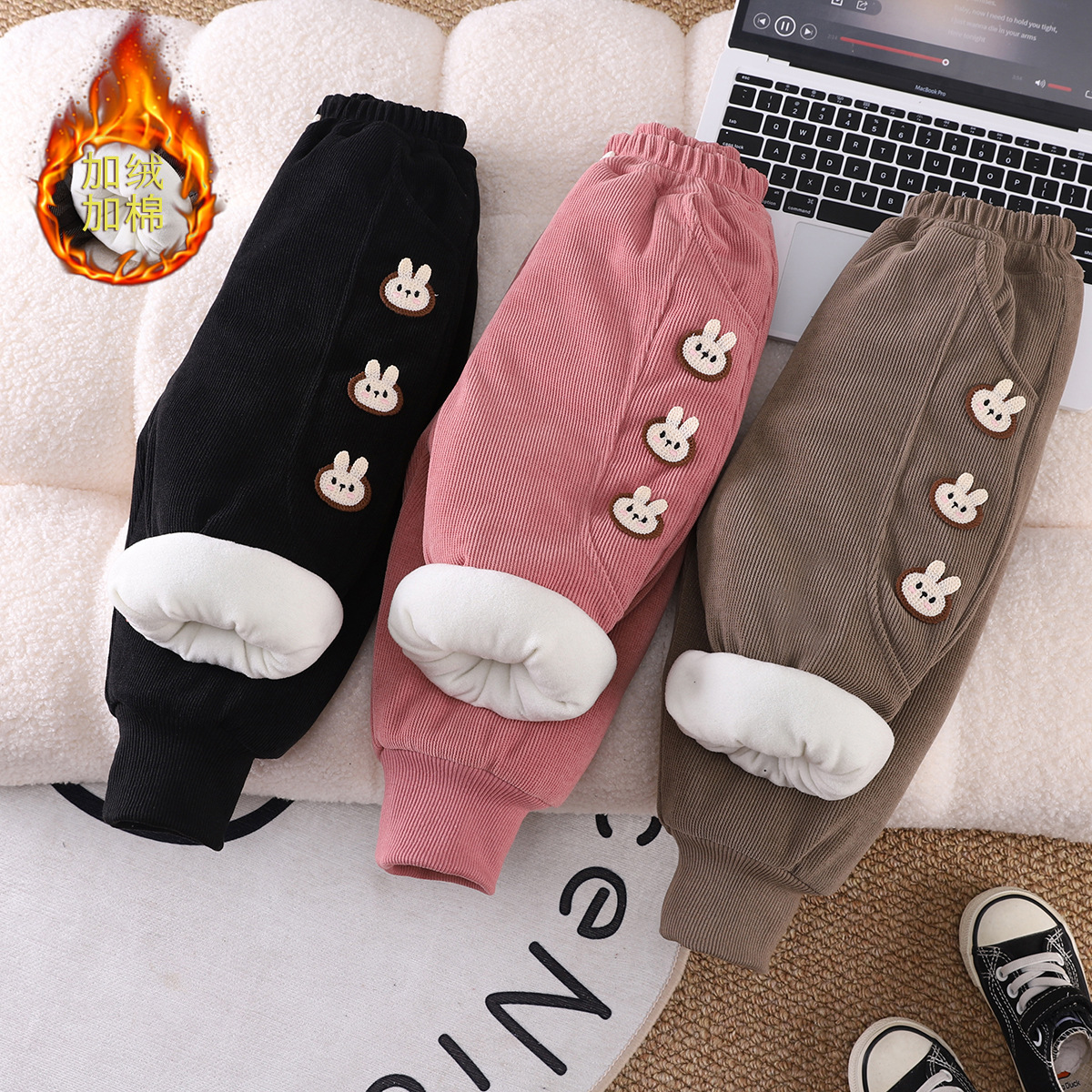Winter keep warm children's trousers girl's