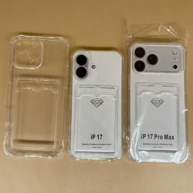 Clear Phone Case for Apple iPhone 17 16 15 14 Pro Max with Precise Cutouts Space Case Shockproof Protective Cover