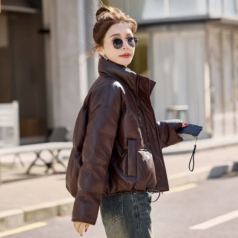 Winter warm velvet down jacket for leisure, duck down