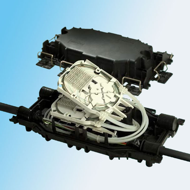 机械款光缆接头盒GJS300-48F密封防水光纤盒配线IP68防护