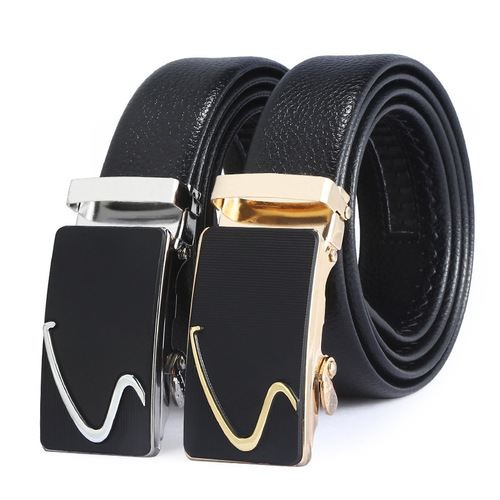 Belt Men's Litchi Pattern Business Casual Belt Street Stall Supply Trouser Belt Clothing Leather Accessories Manufacturer Wholesale
