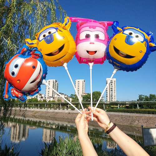 Floating air balloon stall wholesale medium support balloon micro business place children's inflatable toys animal cartoon balloons free shipping