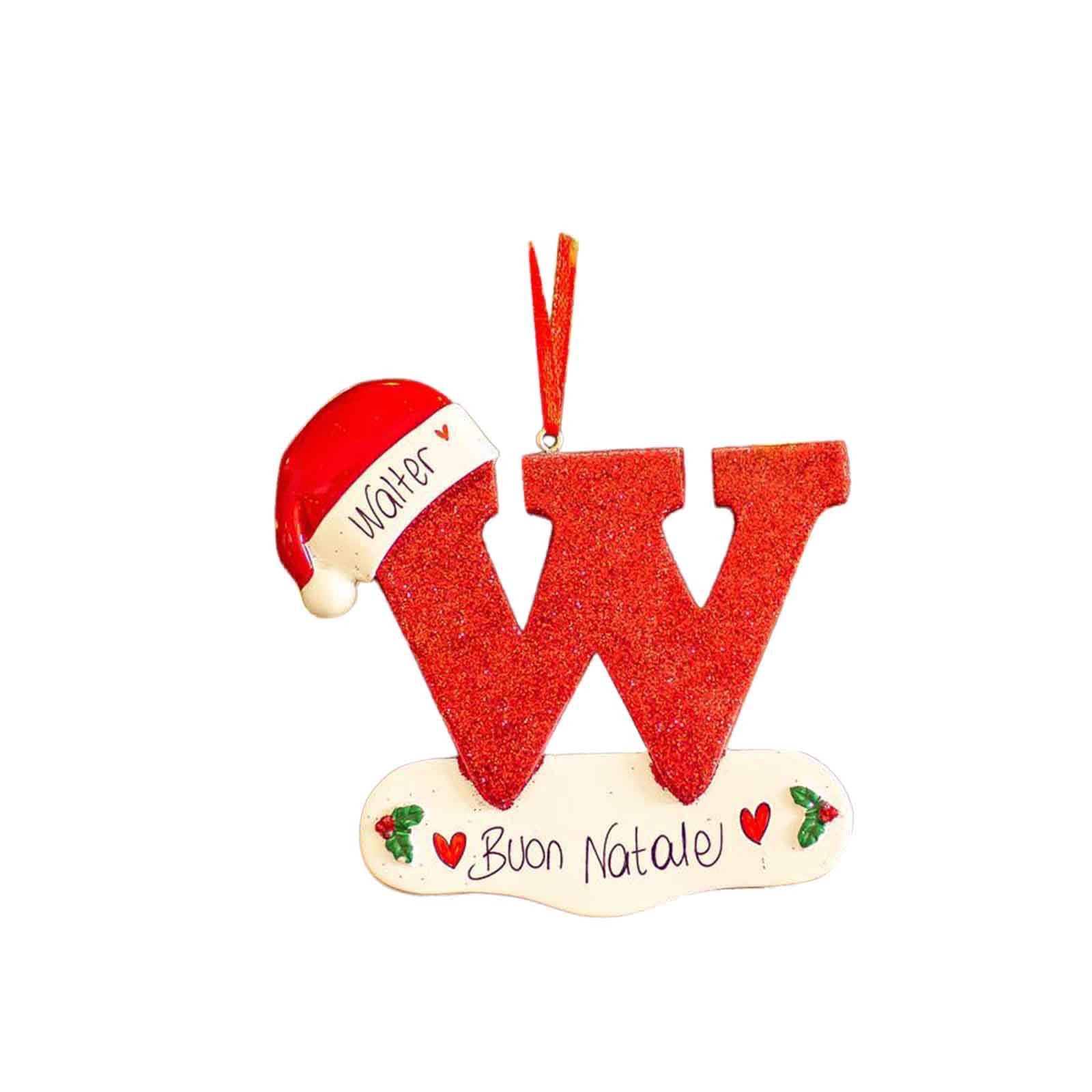2023 personalizado DIY nombre decoración de Navidad colgante de madera letra colgante de Navidad colgante ornamento image 28