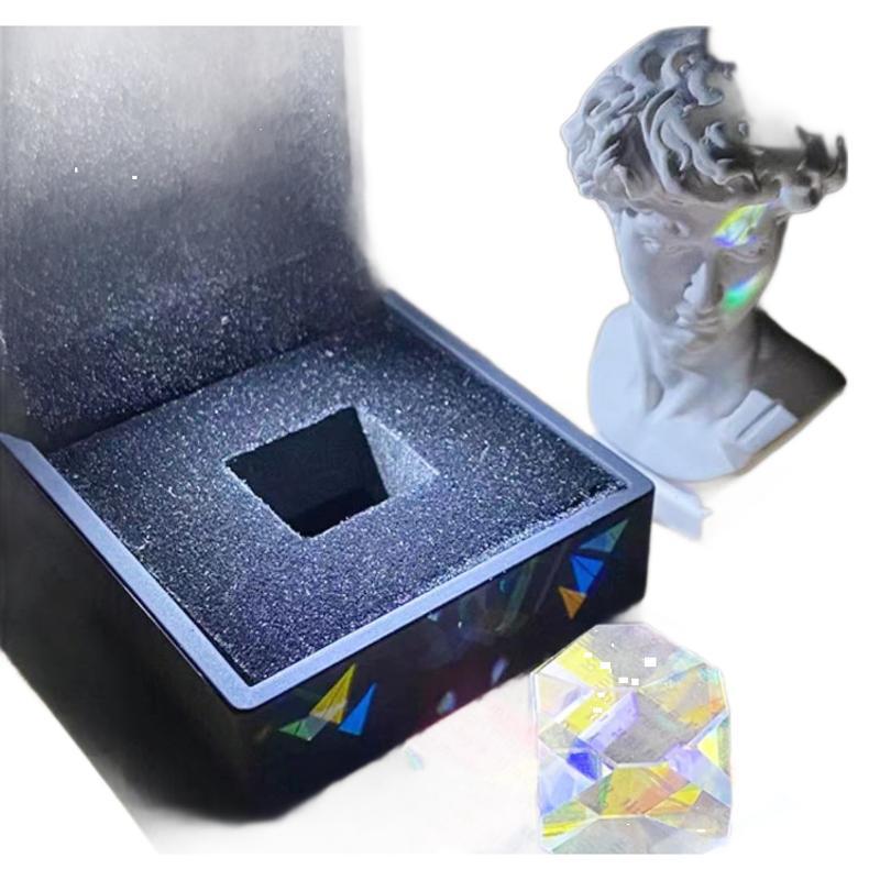 Prisma de coloración solar captador de luz cubo captador de luz solar prisma de vidrio decoración descompresión regalo creativo