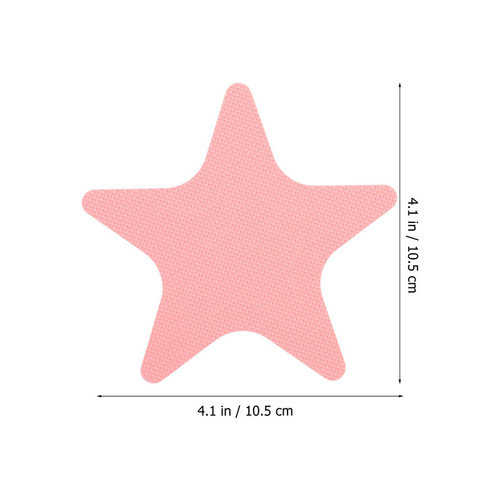 Cartoon Five-Pointed Star Non-Slip Bath Mat, Peva Shower Floor Waterproof Decal, Star Bathroom Anti-Slip Sticker