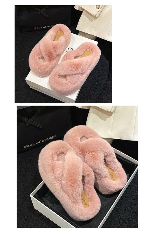 Stylish Women's Maomao Slippers With Thick Sole For Autumn Winter_voghion.com