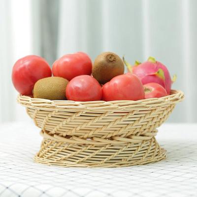 Rattan Bread basket hotel kitchen fruit Dish Basket Steamed buns Willow Bread basket weave Basket