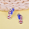 Slippers, metal jewelry, pendant, earrings, USA